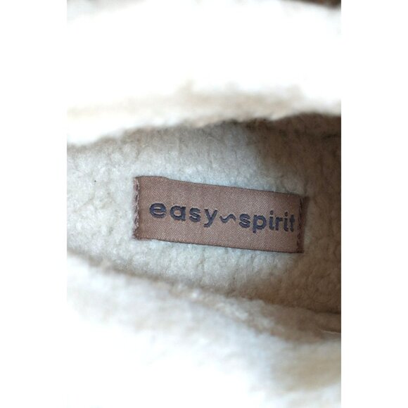 Easy Spirit Women's Slippers Faux Fur Lined Oatmeal Treefall2- 8M - Picture 6 of 8